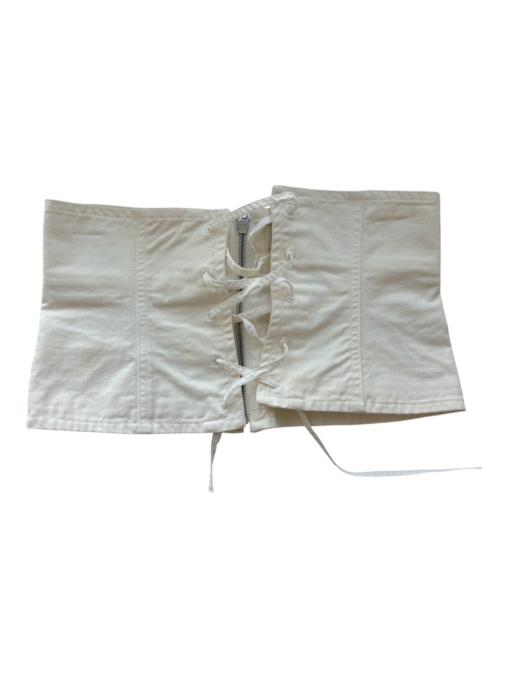 Aritzia Strapless denim top